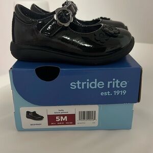 Stride Rite Holly Black Patent Mary Jane’s
